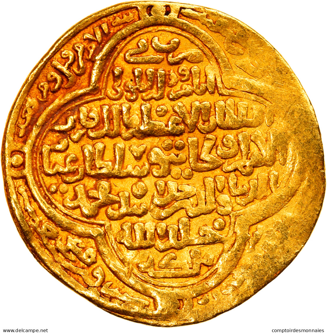 Monnaie, Ilkhan, Uljaytu, Dinar, AH 709 (1309/10), Baghdad, TTB+, Or - Islamische Münzen