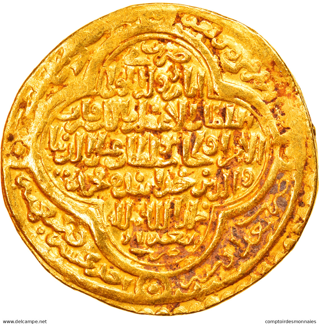 Monnaie, Ilkhan, Uljaytu, Dinar, AH 711 (1311/12), Baghdad, TTB+, Or - Islamische Münzen