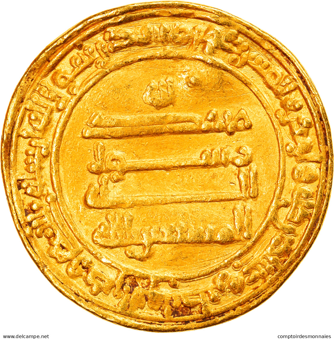 Monnaie, Abbasid Caliphate, Al-Musta'in, Dinar, AH 250 (864/865), Misr, TTB+, Or - Islamische Münzen