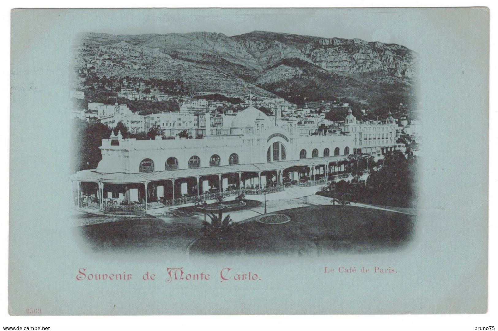 Souvenir De Monte Carlo - Le Café De Paris - Cafés & Restaurants