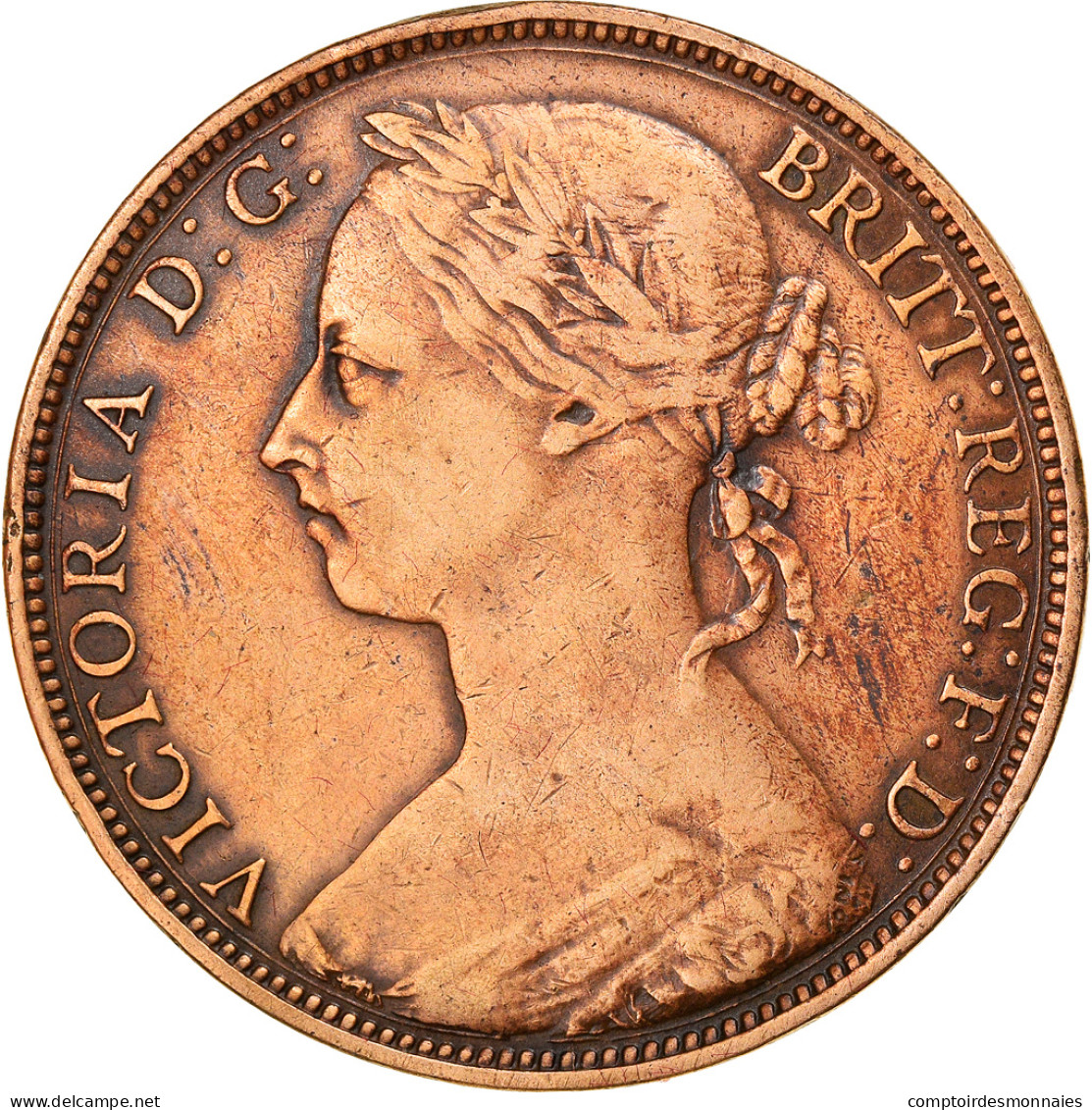 Monnaie, Grande-Bretagne, Victoria, Penny, 1885, TTB, Bronze, KM:755 - D. 1 Penny