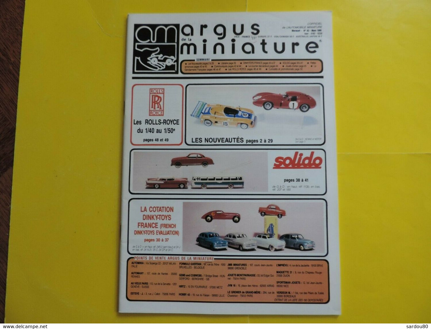 12 Argus Miniature DINKY TOYS SOLIDO ...... - Literatuur & DVD