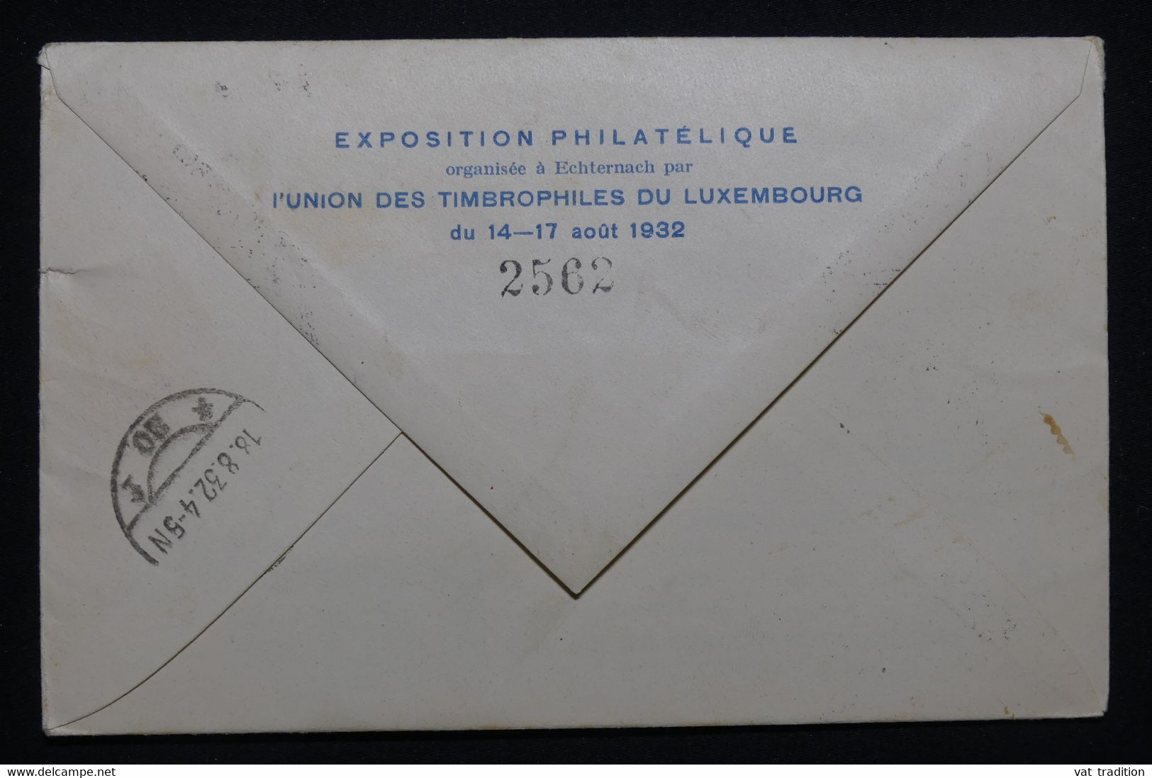 LUXEMBOURG - Enveloppe 1 Er Vol Echternah / Bruxelles En 1932 En Recommandé - L 98696 - Briefe U. Dokumente