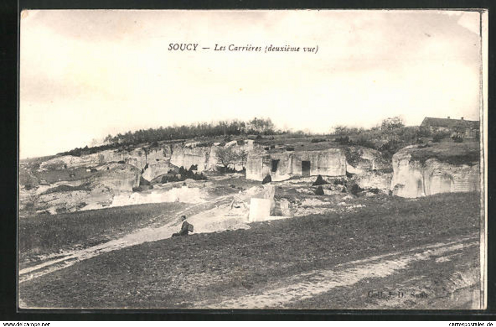 CPA Soucy, Les Carrieres, Deuxieme Vue, Vue De Carrière - Soucy