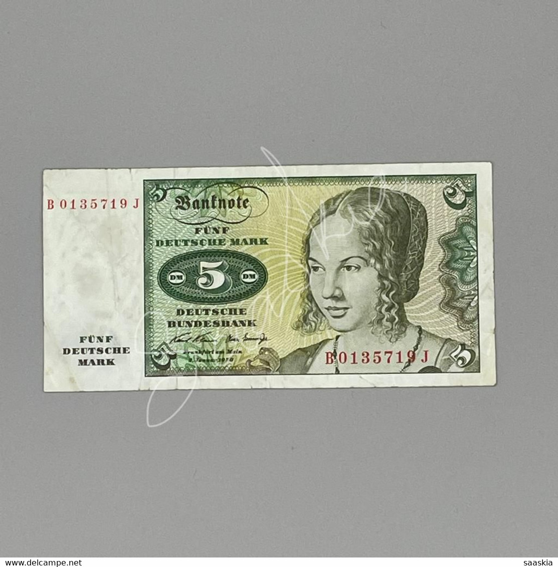 #BLT21 - Billet 5 Fünf Deutsche Mark Banfnote Bundesbank - B0135719J - Allemagne - 5 Deutsche Mark