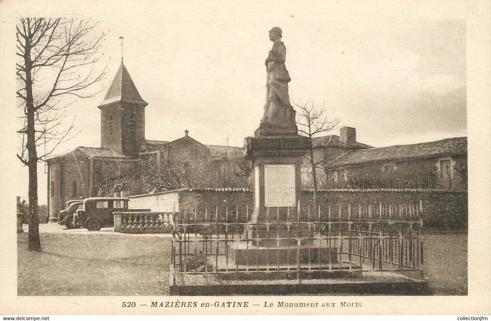 CPA FRANCE 79 "Mazières En Gatines, Monument Aux Morts" - Mazieres En Gatine