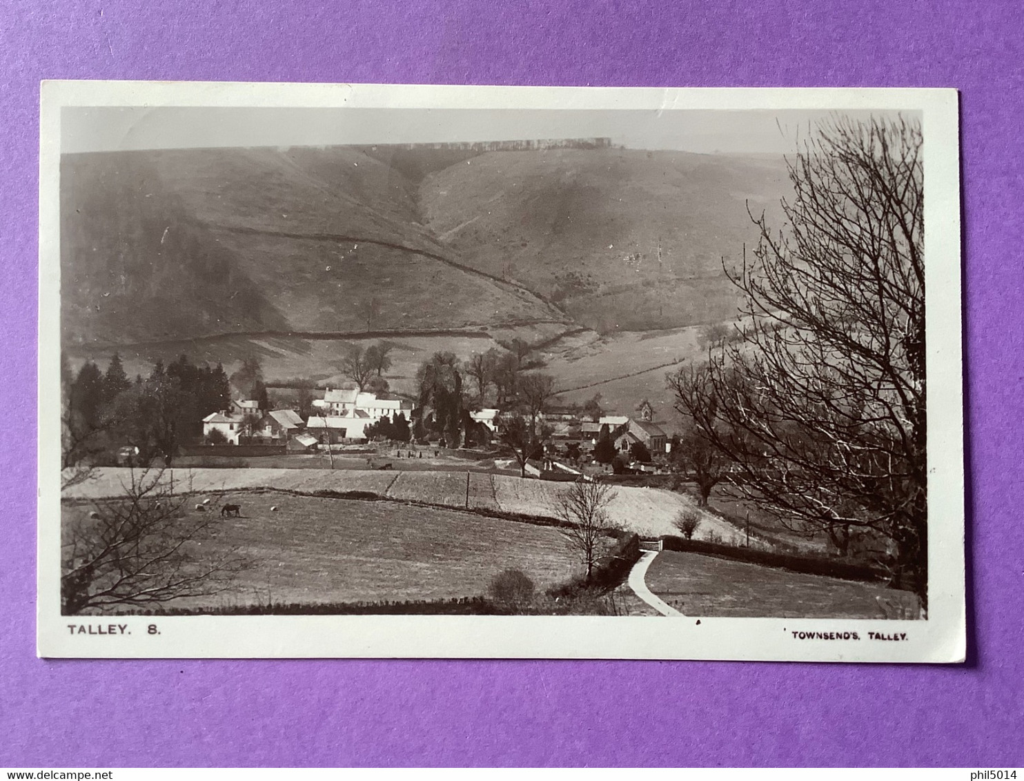 Angleterre     CPSM Petit Format    TALLEY    Très Bon état - Carmarthenshire