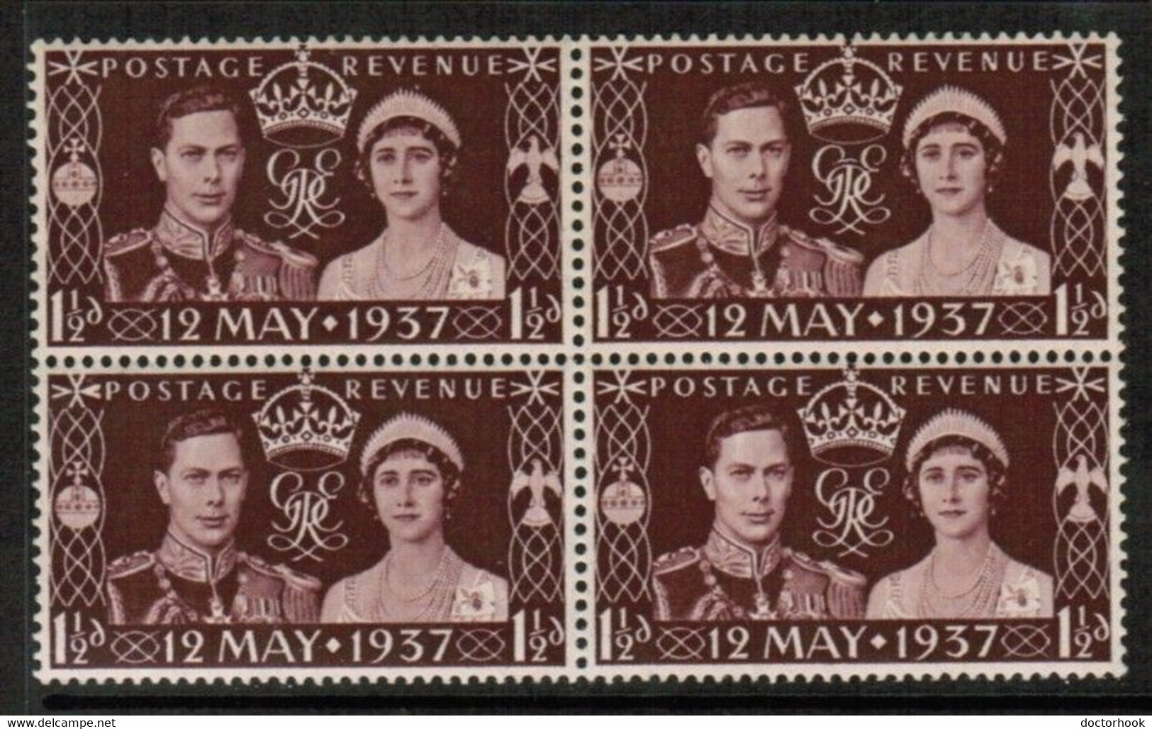 GREAT BRITAIN  Scott # 234* VF MINT LH BLOCK Of 4 (Stamp Scan # 774) - Zonder Classificatie