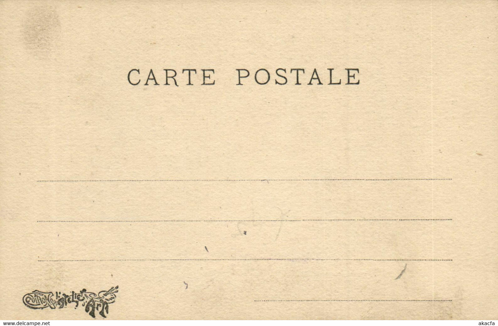 PC CPA ARTIST SIGNED, HENRI BOUTET, ZUT I JE N'IRAI, Vintage Postcard (b25564) - Boutet