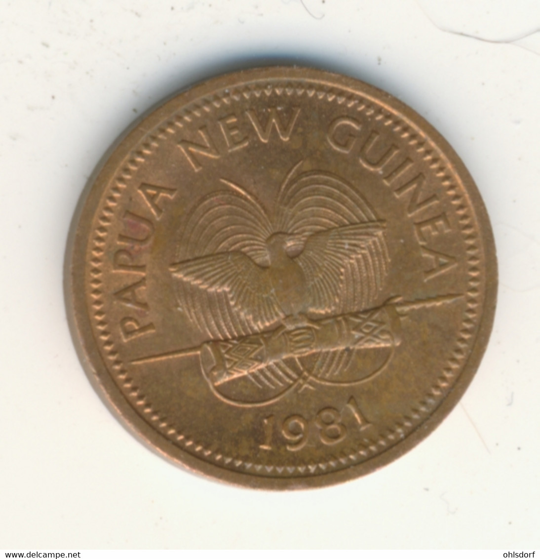 PAPUA NEW GUINEA 1981: 1 Toea, KM 1 - Papua-Neuguinea