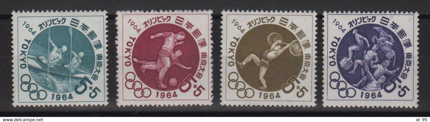 Japon - N°778 à 781 - Sports - Jeux Olympiques Tokyo - Cote 4€ - ** Neufs Sans Charniere - Neufs