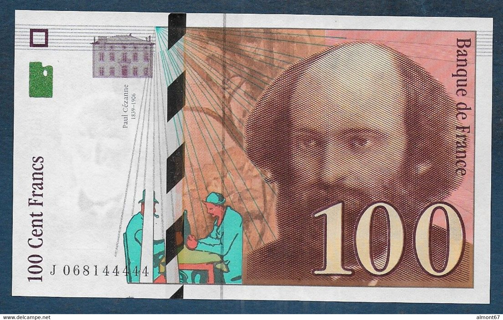 100 Francs Cézanne De 1998 - 100 F 1997-1998 ''Cézanne''