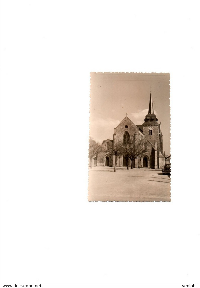 ST HILAIRE DE RIEZ - VENDEE - L'EGLISE - CARTE PHOTO - Saint Hilaire De Riez