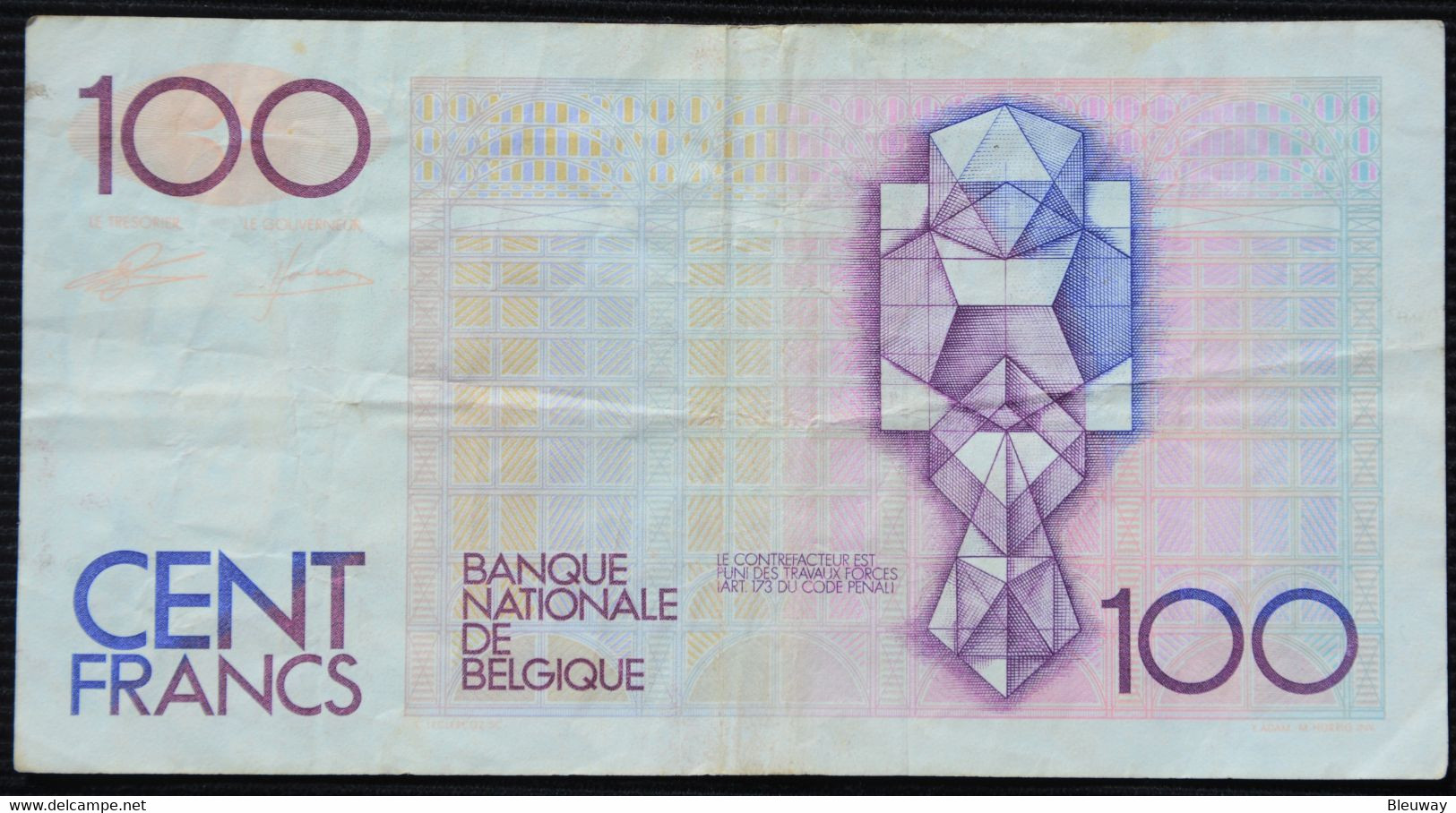 Billet 100 Francs Belges Année 78-81 KM142a TBE - Andere & Zonder Classificatie