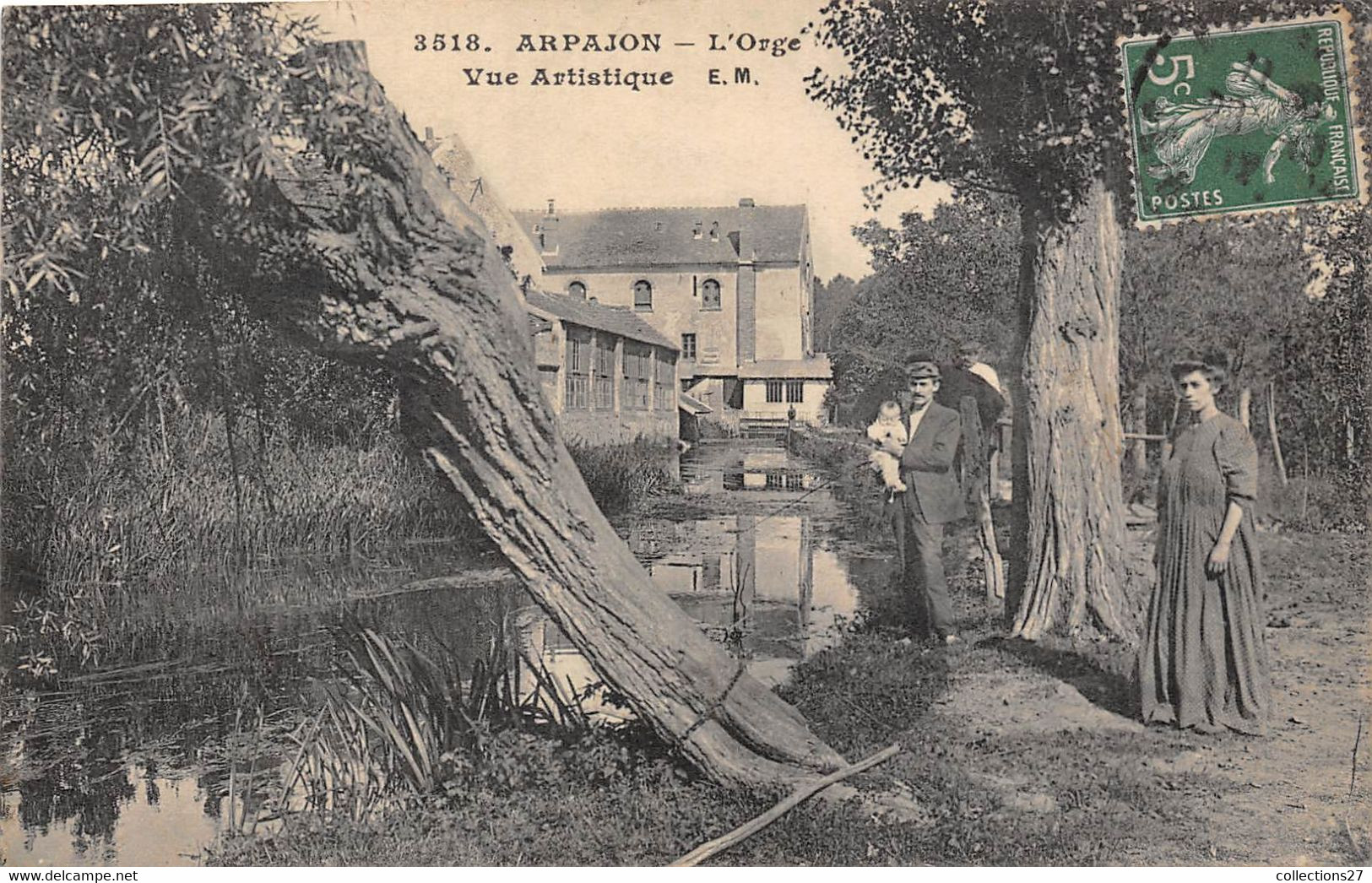 91-ARPAJON- L'ORGE VUE ARTISTIQUE - Arpajon