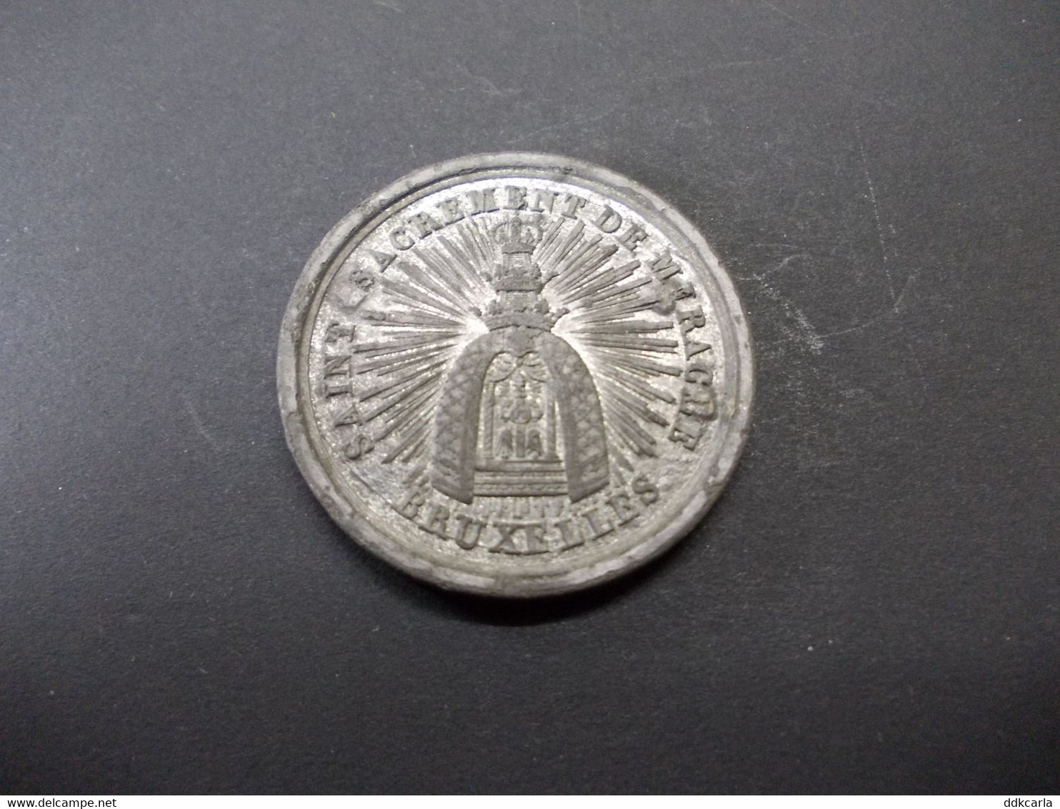 Penning - Jubile Et Fete Communale De Bruxelles An 1820 - Monedas Elongadas (elongated Coins)