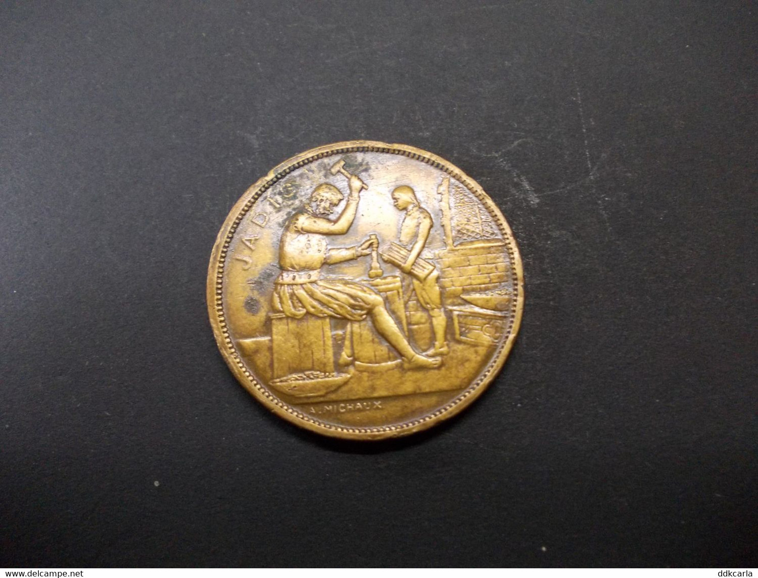 Penning - Monnaie De Bruxelles An 1910 - Souvenir-Medaille (elongated Coins)