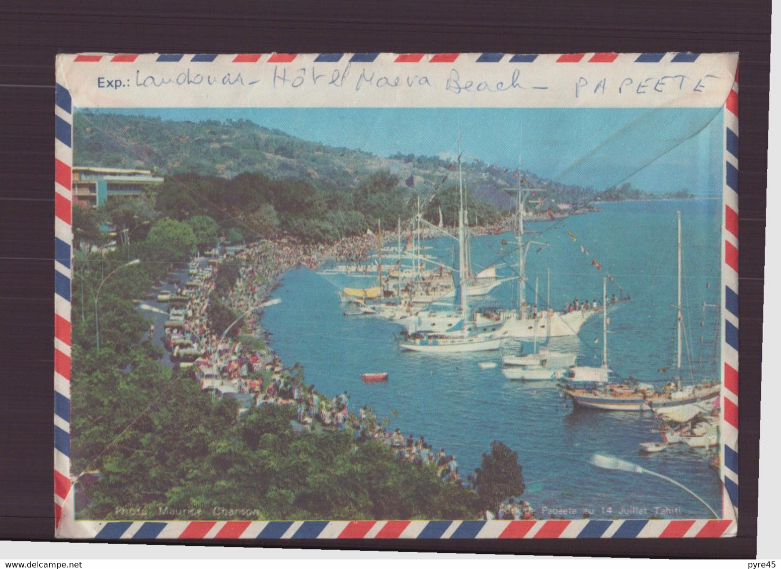 Polynésie Française, Enveloppe Du 14 Juin 1981 De Tahiti Pour Orléans - Storia Postale