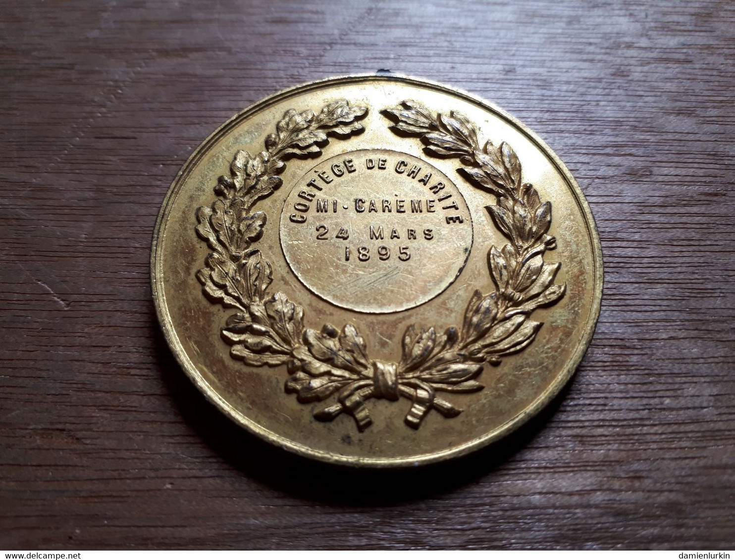 BELGIQUE BRUXELLES MEDAILLE DENIER DES ECOLES 1895 - Professionals / Firms