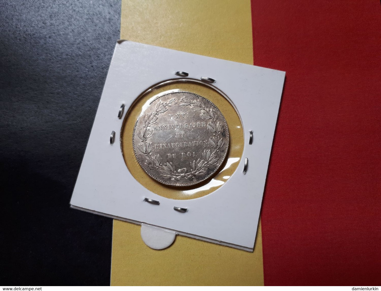 BELGIQUE LEOPOLD PREMIER MEDAILLE 1856 FR MODULE 2 FRANCS ARGENT/ZILVER/SILBER/SILVER FRAPPE MONNAIE - 2 Francs