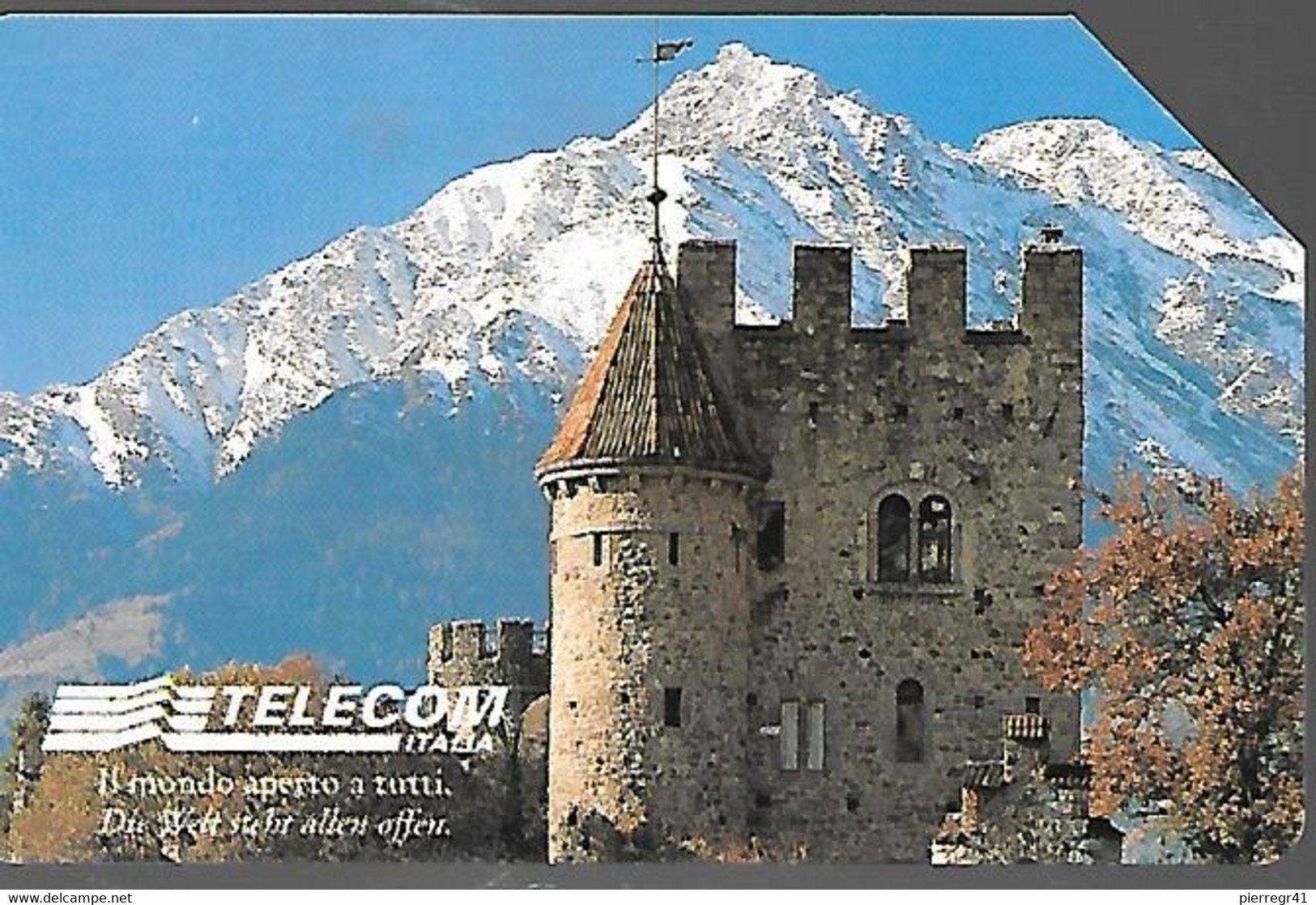 CARTE -ITALIE-Serie Pubblishe Figurate AA-Catalogue Golden-10000L/31/12/2001-N°81-Man-Castel Fontana -Utilisé-TBE- - Pubbliche Precursori