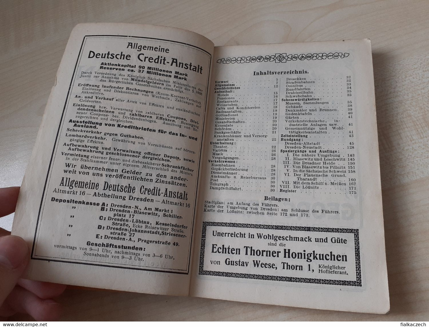 Tour Guide, Illustrierter Führer, Dresden, Germany, Saxony, Leo Woerl, Leipzig Woerl's Reisebücherverlag - Zonder Classificatie