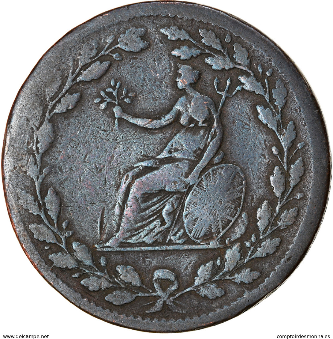 Monnaie, Grande-Bretagne, Essex, British Copper Company, Halfpenny Token, 1811 - Other & Unclassified
