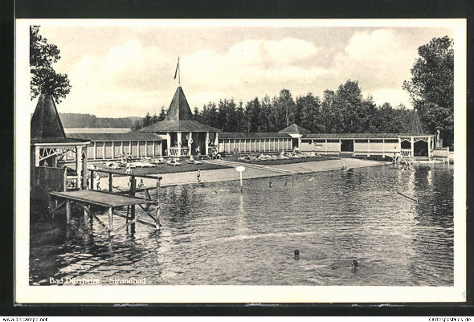 AK Bad Dürrheim, Strandbad Im Sonnenschein Mit Badegästen - Bad Duerrheim