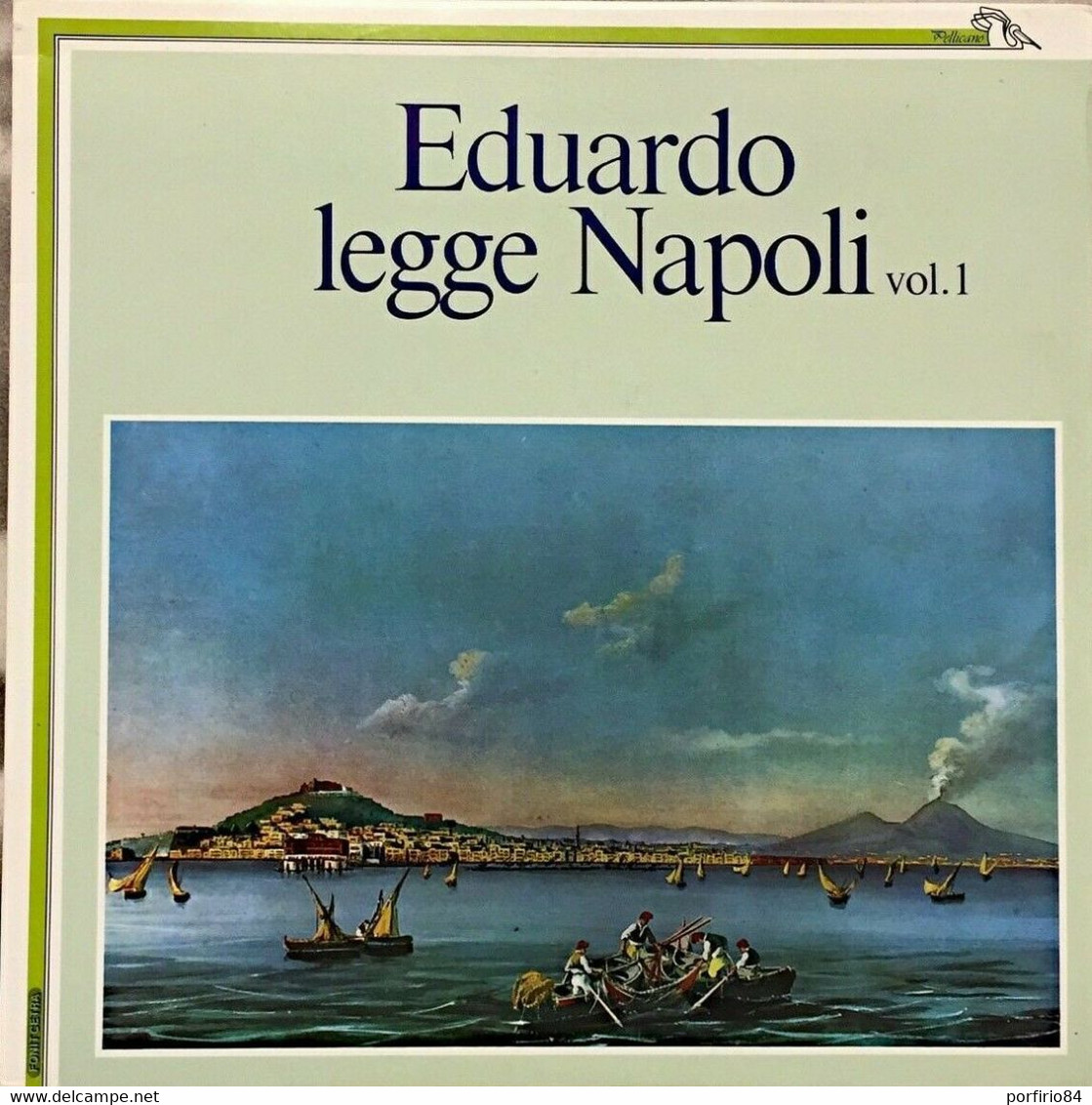 EDUARDO DE FILIPPO RARO LP - EDUARDO LEGGE NAPOLI VOL. 1 SALVATORE DI GIACOMO - Sonstige - Italienische Musik