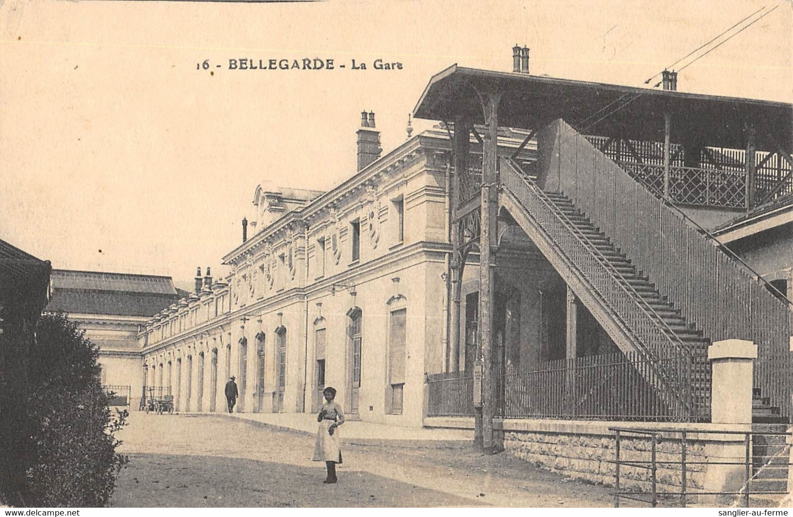 CPA 01 BELLEGARDE LA GARE - Bellegarde-sur-Valserine