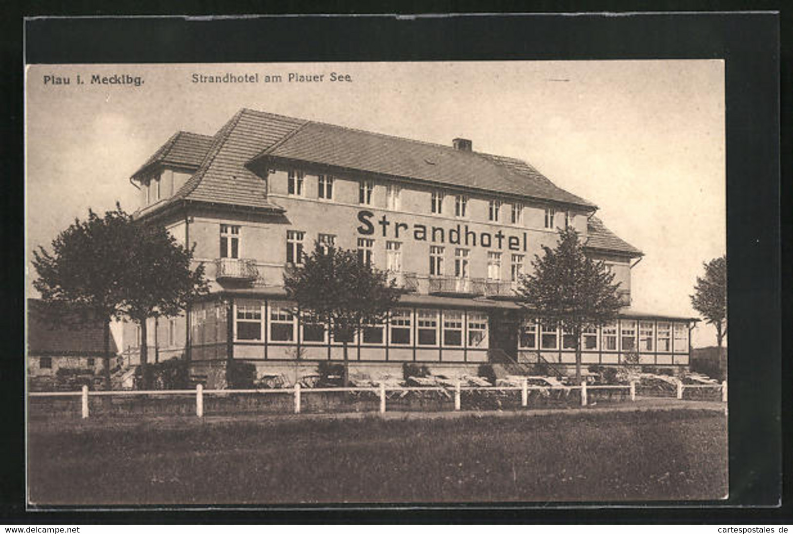 AK Plau / Meckl., Strandhotel Am Plauer See - Plau