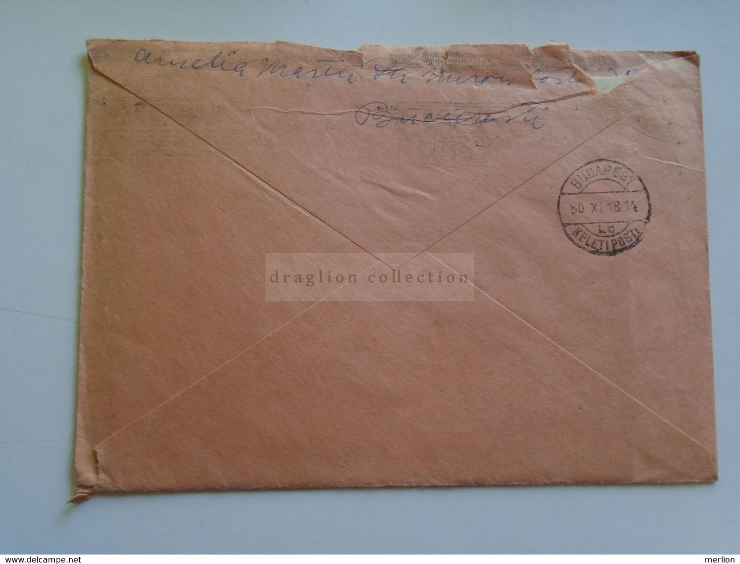 D179607  Romania  Cover  Cancel Bucuresti -1950  Sent To Budapest  Dr. Kemenes  Iván - Covers & Documents