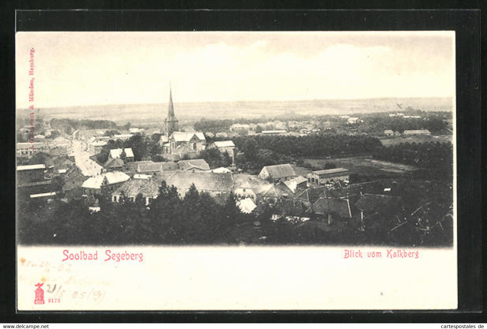 AK Bad Segeberg, Blick Vom Kalkberg Auf Den Ort - Bad Segeberg