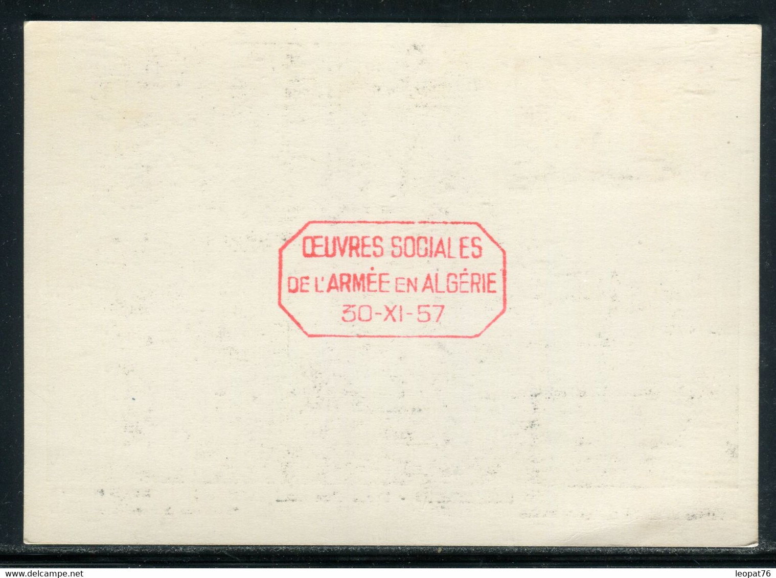 Algérie - Carte Maximum En 1957 - Bord D'un Oued - M 127 - Cartoline Maximum