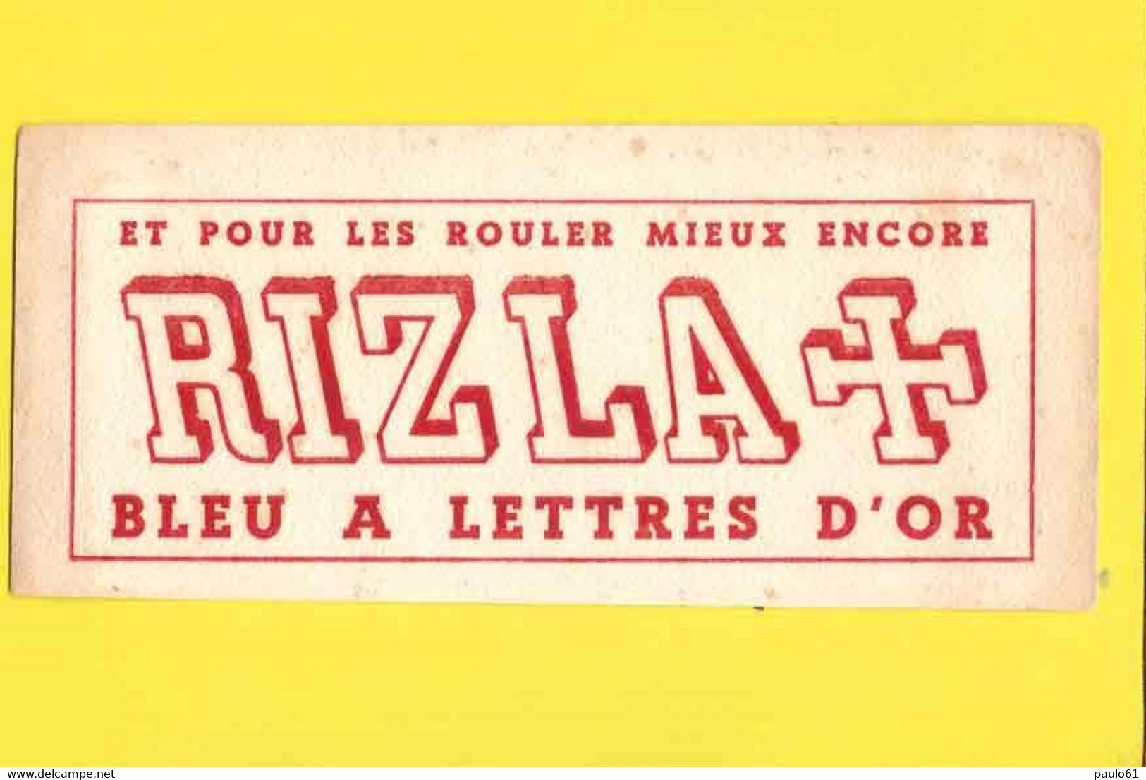 BUVARD  :: Pour Les Rouler RIZLA + - Tabak