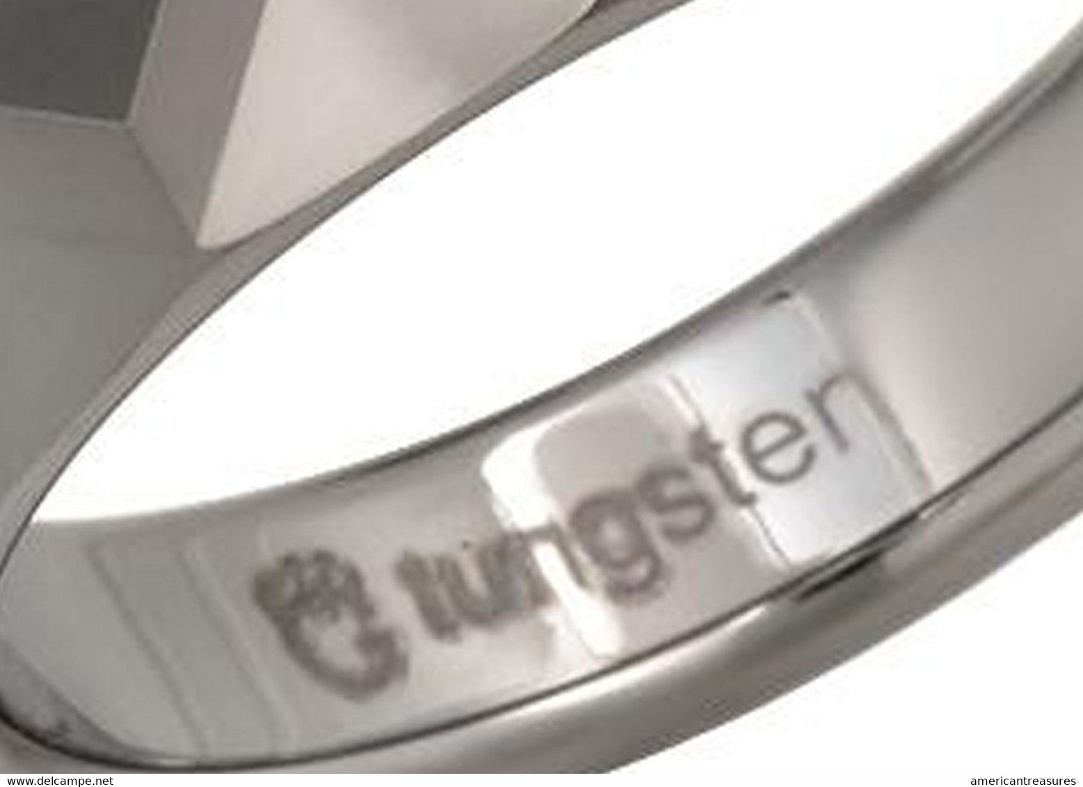 USA Tungsten Designer Ring Facet Polishing - Width 6mm - Inner Diameter 20.75mm - NEW - Ring