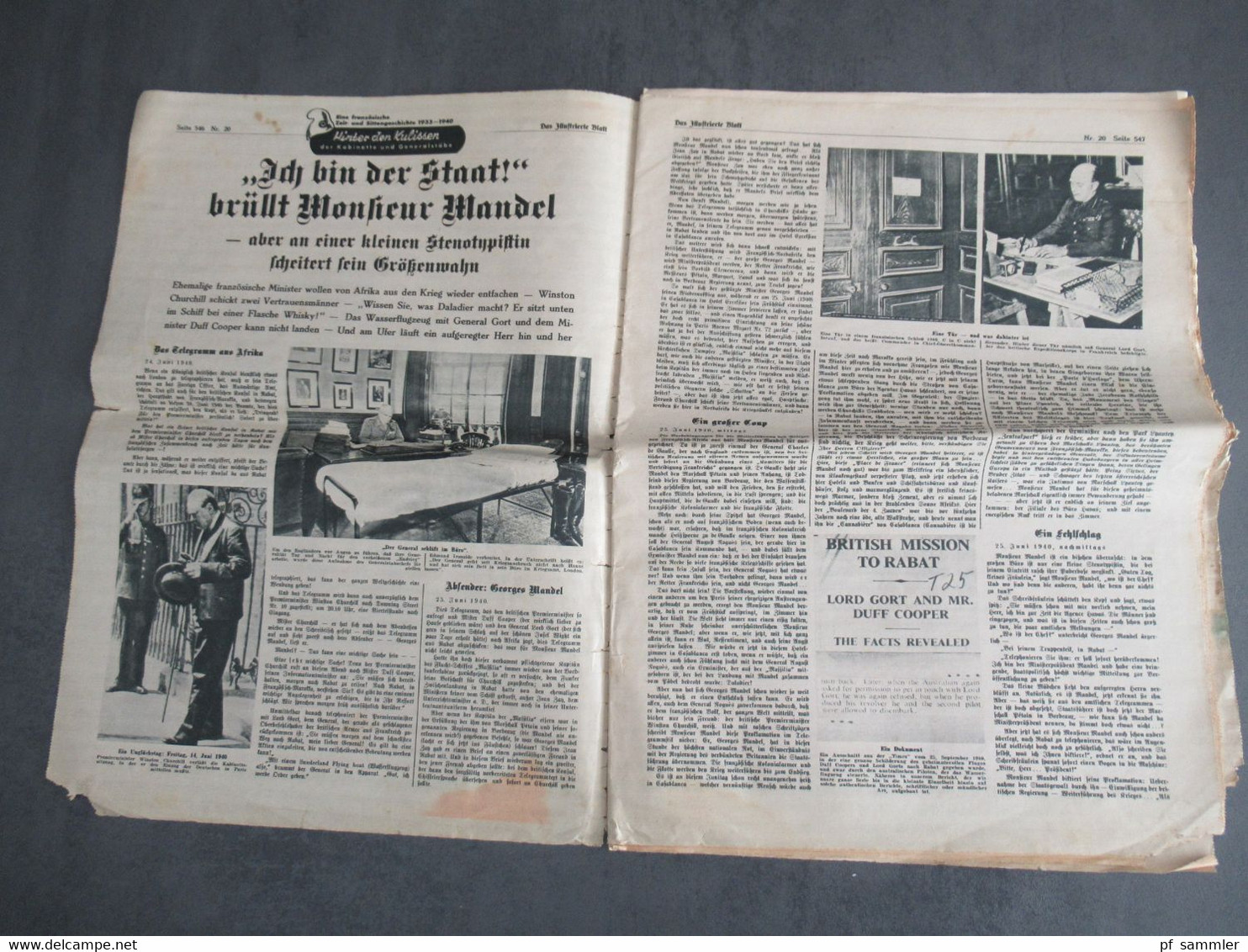 Zeitung Im 2. WK Vom 17.5.1941 Das Illustrierte Blatt / Frankfurter Illustrierte / Kriegspropaganda - German