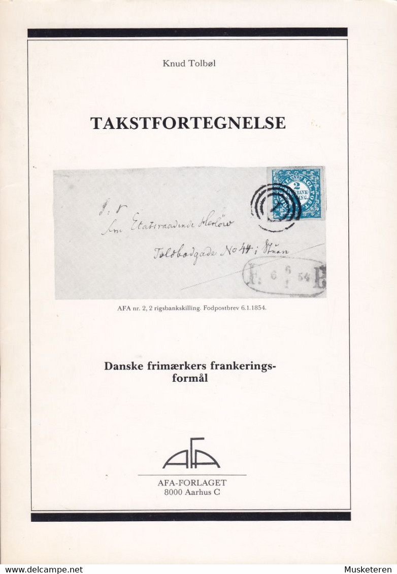 Denmark Knud Tolbøl : Takstforteggnelse Danske Frimærkers Frankerings-formål (3 Scans) - Sonstige & Ohne Zuordnung