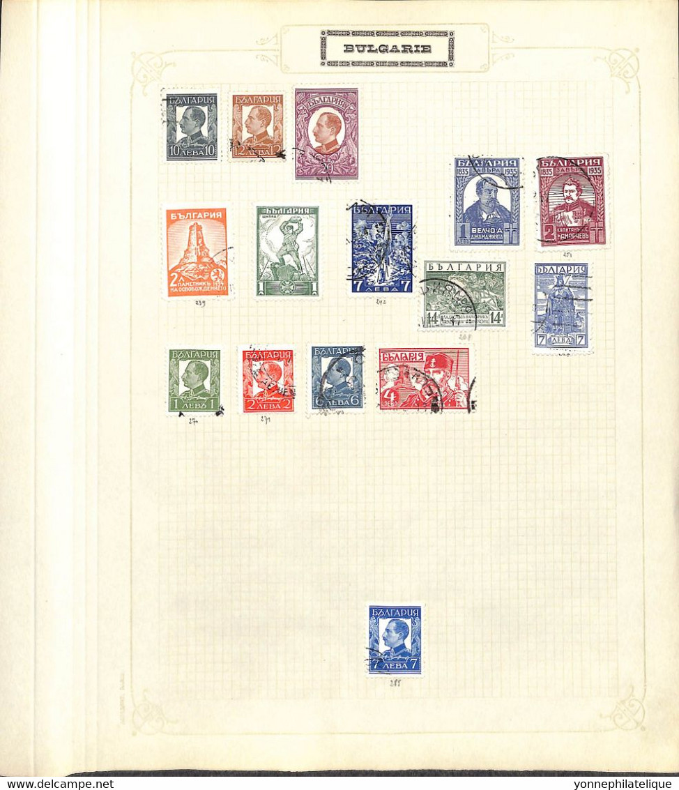 BULGARIE - Collection timbres neufs et oblitérés -  -voir tous les scans-