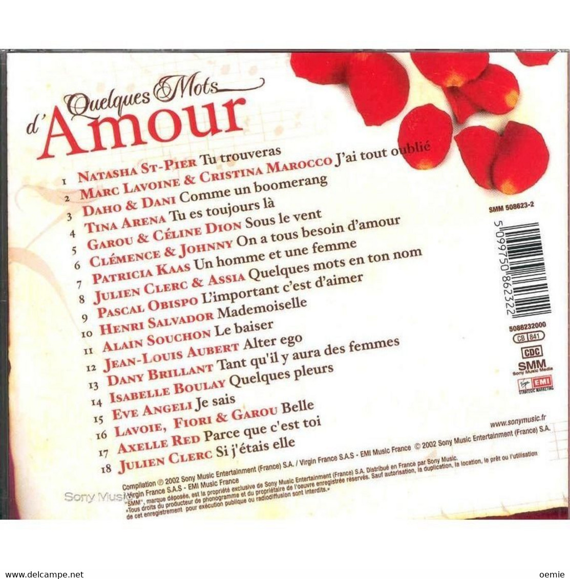 QUELQUES MOTS D'AMOUR   ///   CD NEUF  18 TITRES - Compilations