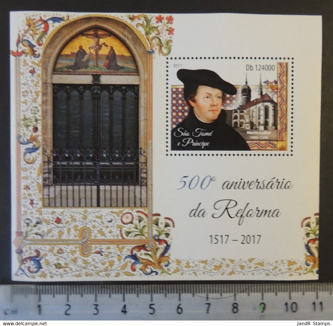 St Thomas 2017 Protestant Reformation Religion Martin Luther S/sheet Mnh - Ganze Bögen