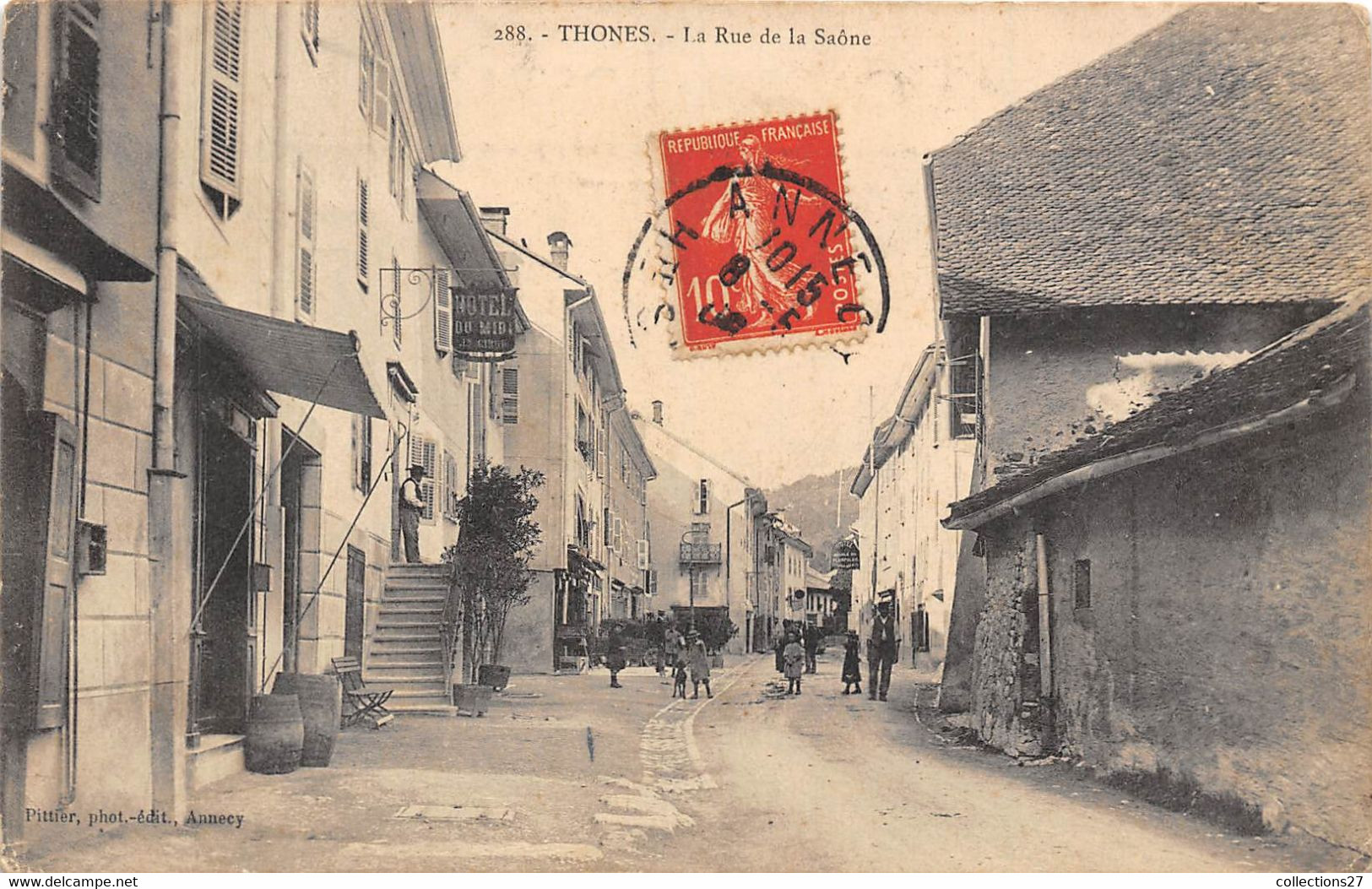 74-THONES- LE RUE DE LA SAÔNE - Thônes