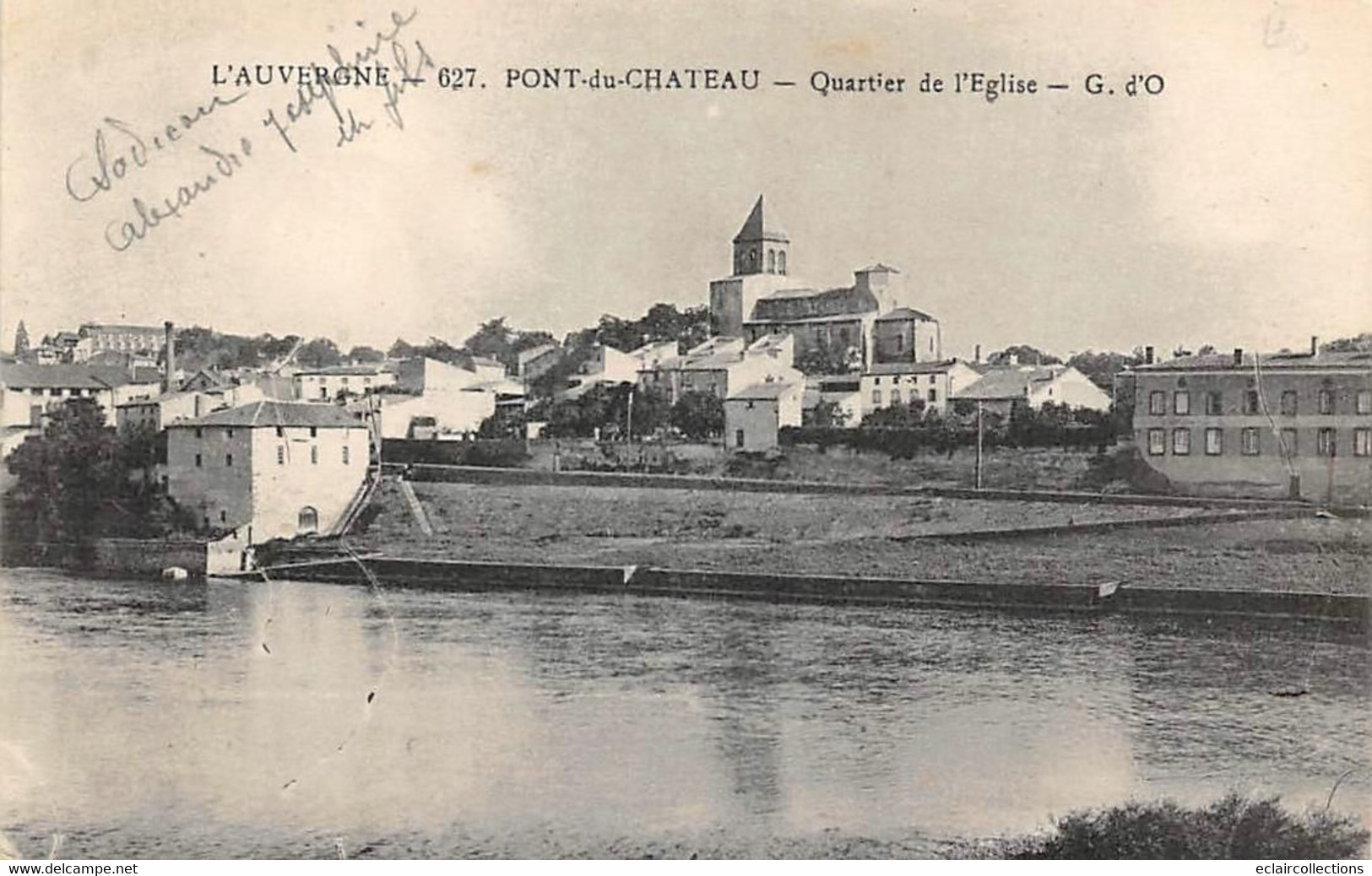 Pont-du-Château             63       Vue Sur Le Quartier De L'église          (voir Scan) - Pont Du Chateau