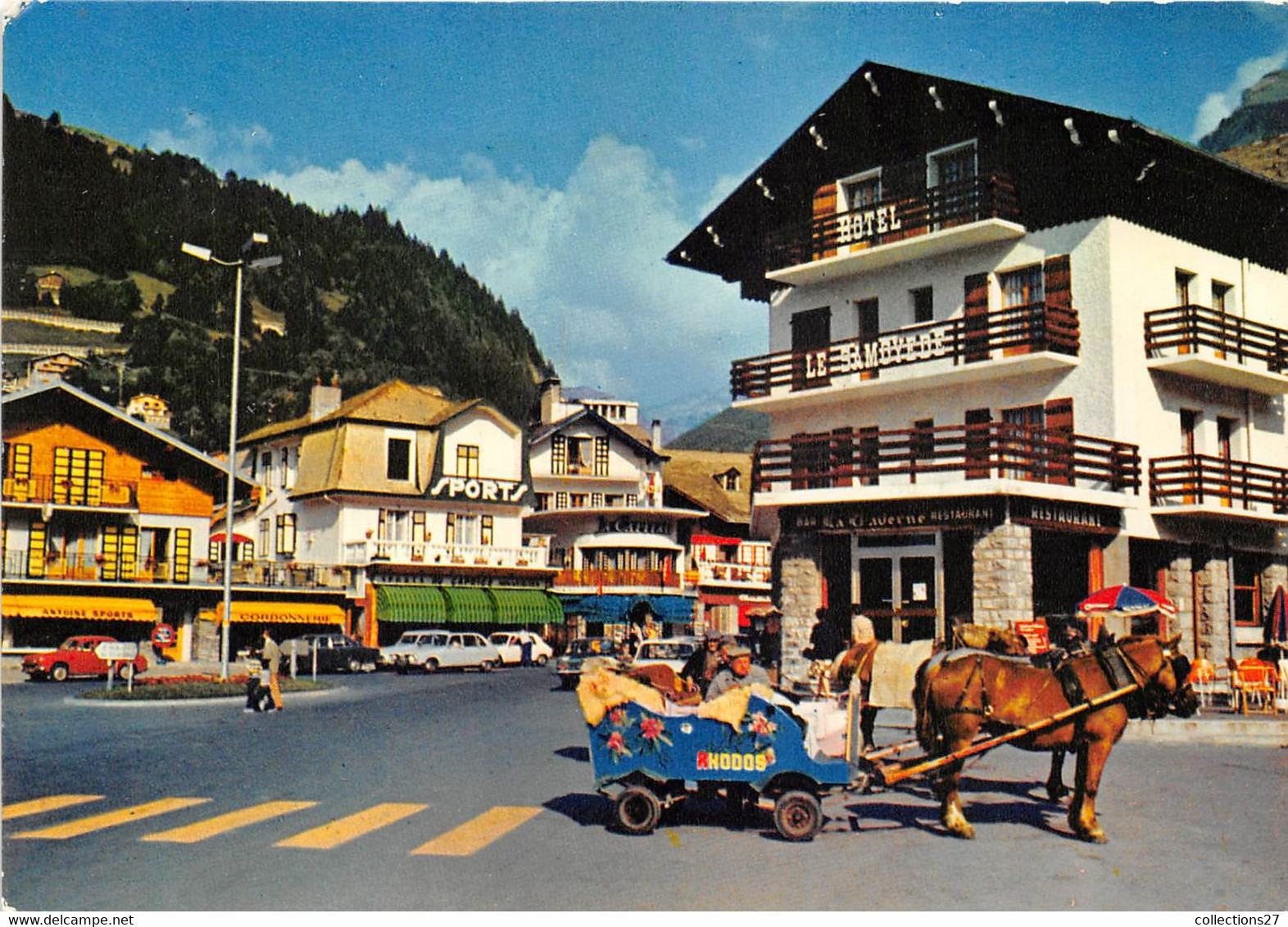 74-MORZINE-PLACE DE LA CLUSAZ- HÔTEL LE SAMOYEDE - Morzine