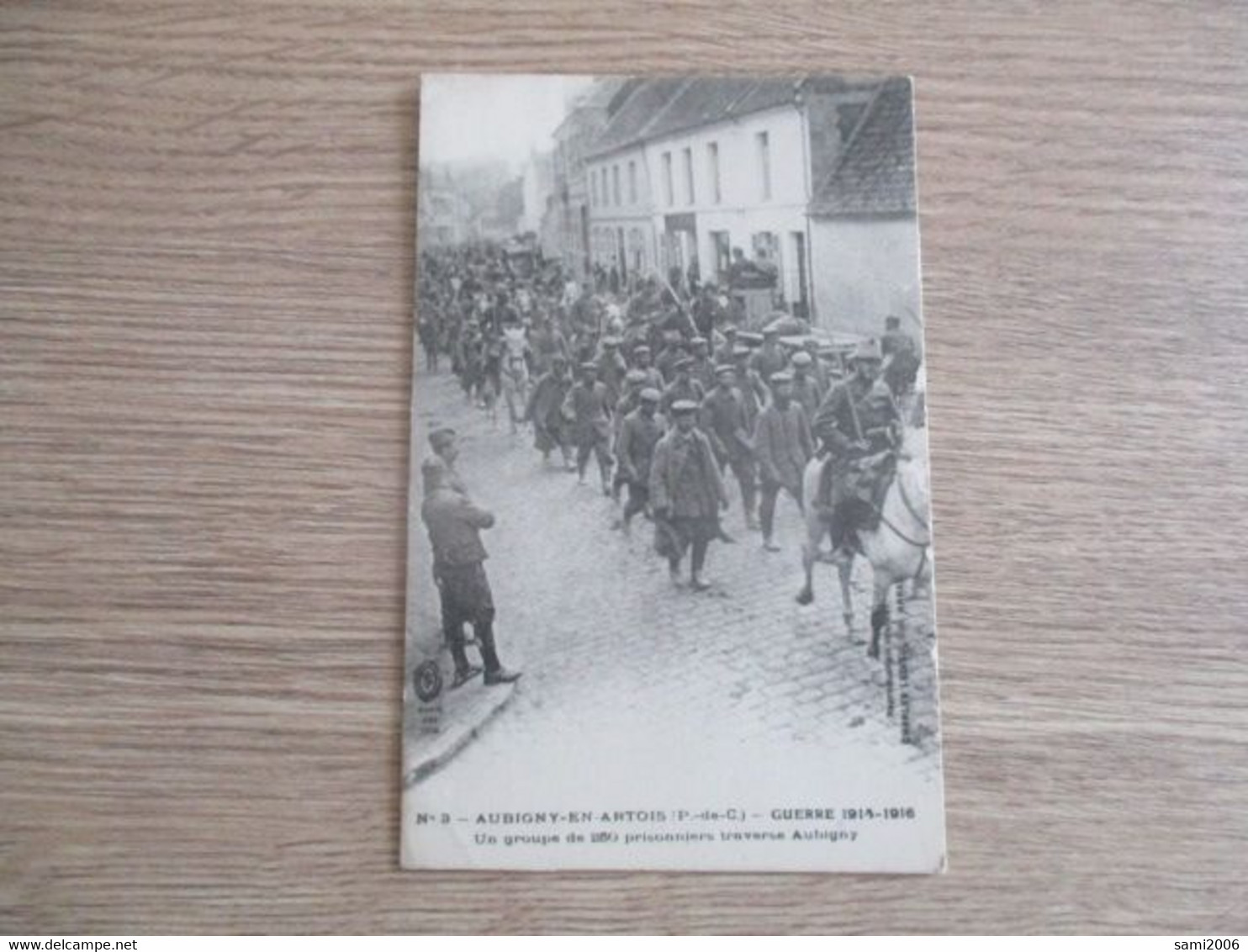 62  AUBIGNY EN ARTOIS GUERRE 1914-16 ROUPE DE 250 PRISONNIERS - Aubigny En Artois