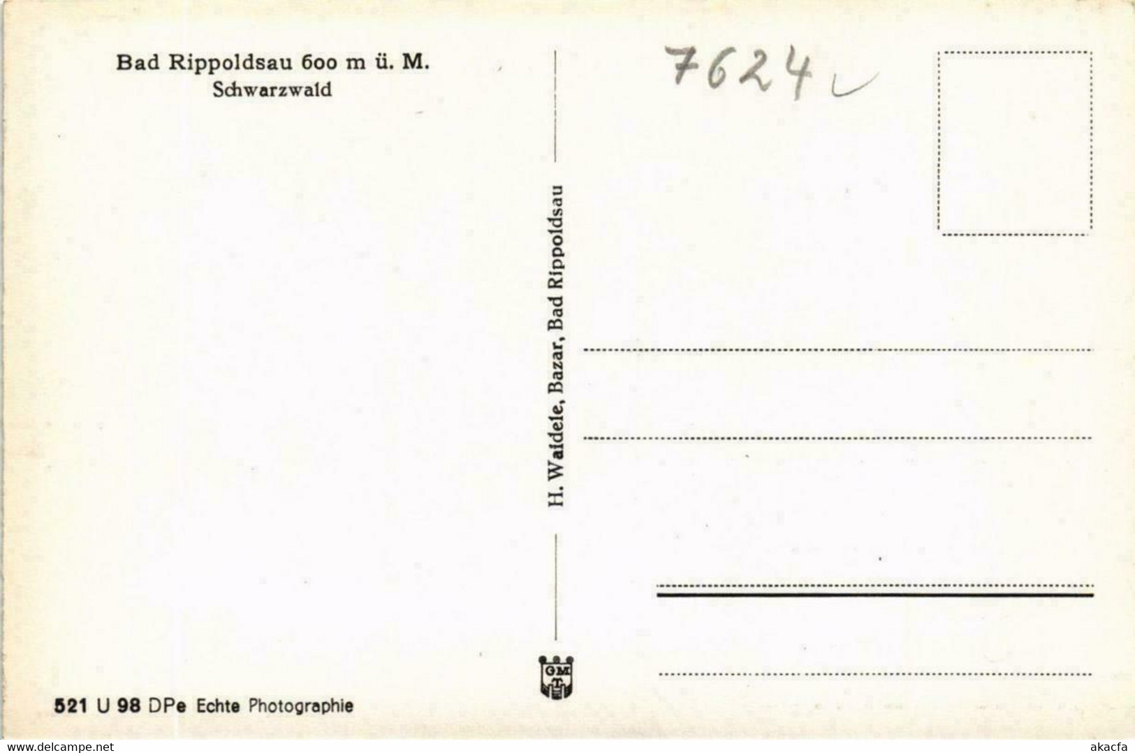 CPA AK Bad Rippoldsau GERMANY (738824) - Bad Rippoldsau - Schapbach