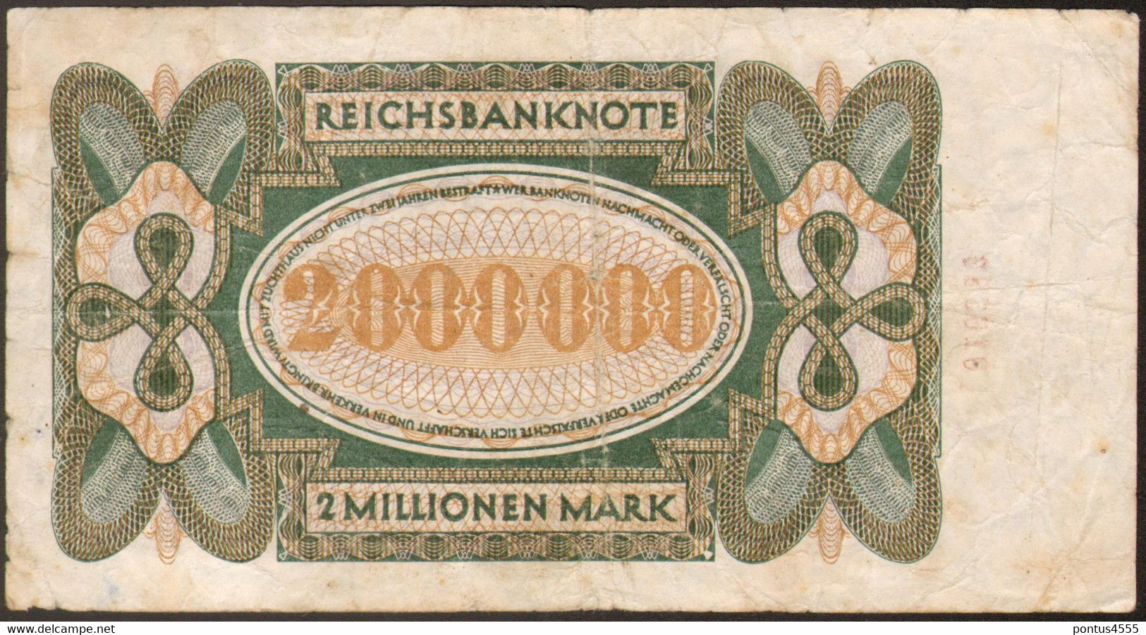 Germany 1923 - 2mln Mark [Kr. 89a] - 2 Millionen Mark