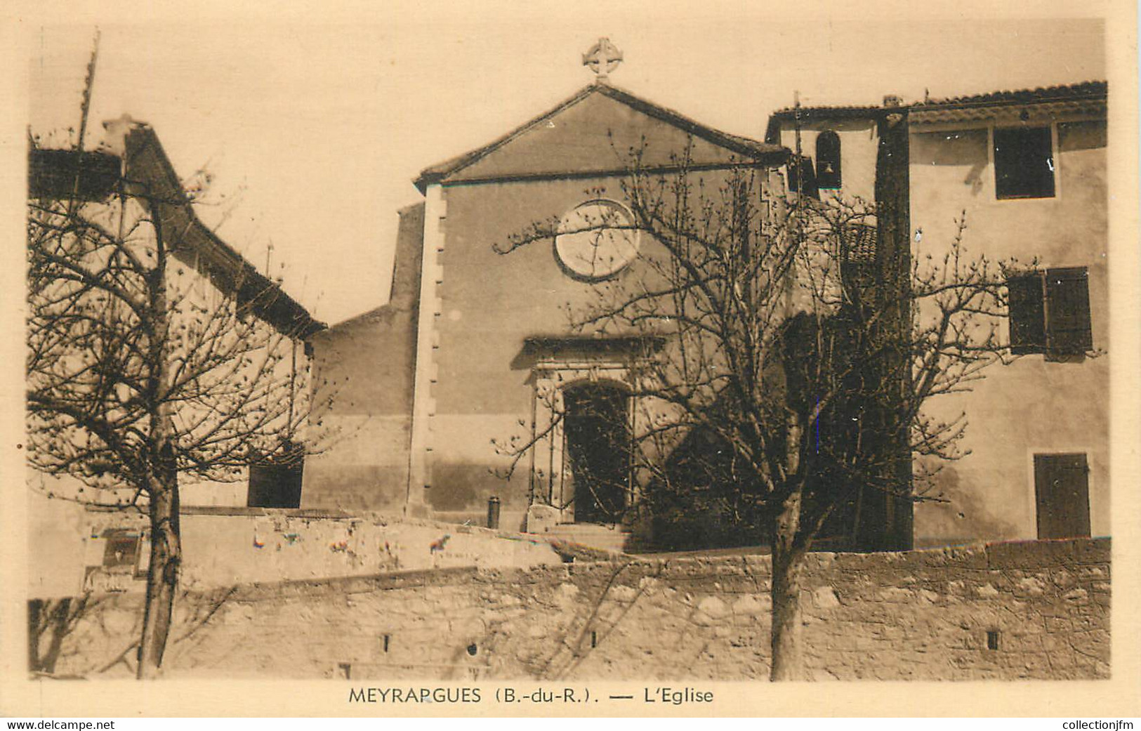 / CPA FRANCE 13 "Meyrargues, L'église" - Meyrargues