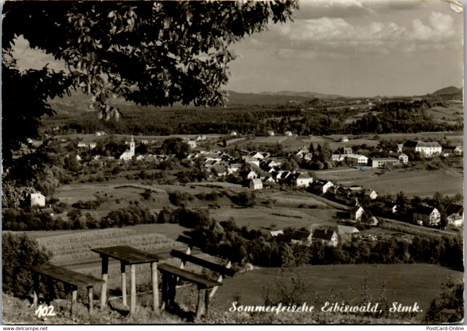 10709 - Steiermark - Eibiswald , Panorama - Gelaufen 1964 - Eibiswald