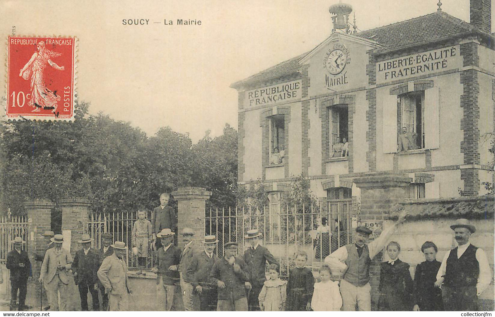 CPA FRANCE 89  "Soucy, La Mairie" - Soucy